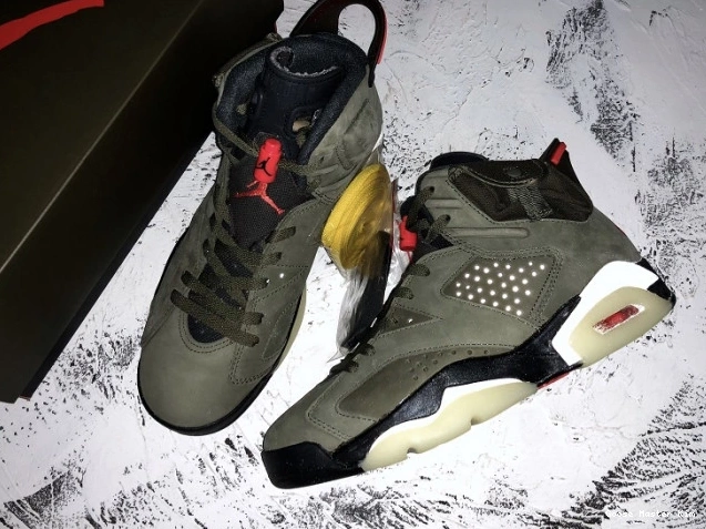 Air Scott Travis 6 Olive CN1084-200 x Medium Jordan 0816